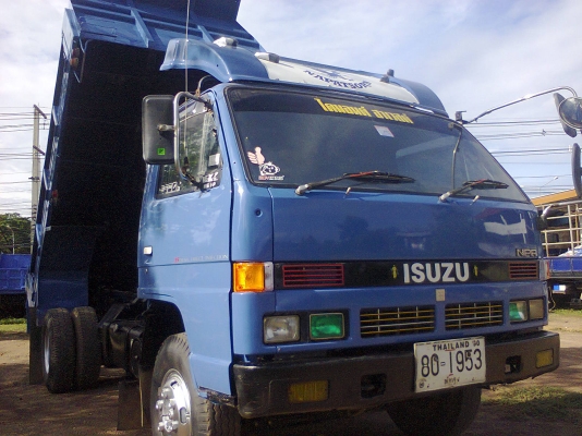 ขายหกล้อดั้มพ์ อีูซูสุ NPR59LU5M ปี37 ดั้มสามมิตร Fหลัง สโลว์ เพาเวอร์ แอร์เย็น สวยพร้อมใช้