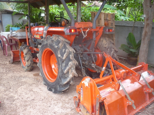 ขาย L3408DI อุปกรณ์ 4 อย่าง ผาน5 เครื่องตีดิน พ่วงลาก ใบมีด