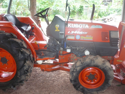 ขาย L3408DI อุปกรณ์ 4 อย่าง ผาน5 เครื่องตีดิน พ่วงลาก ใบมีด