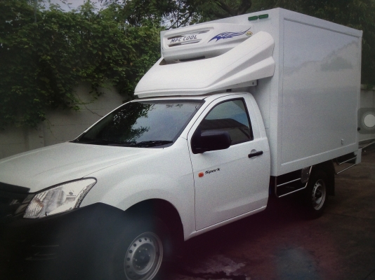 ขายรถตู้เย็น, ตู้แห้ง, รถใหม่, อีซูซุ, ป้ายแดง