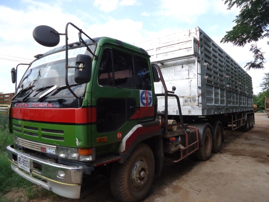 ขายรถสิบล้อหัวลากUDเครือง350แรงแม่ลูกยาว12.5เมตร3เพลา