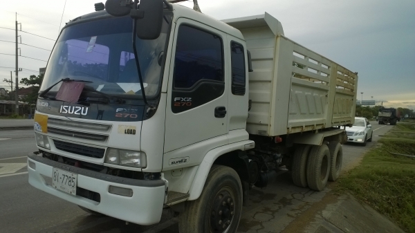 10ล้อดั้มISUZU FXZ23NZ2 4....270แรง แม็คโหลด ปี*50 รถห้างแท้เดิมๆ..มีระบบลาก