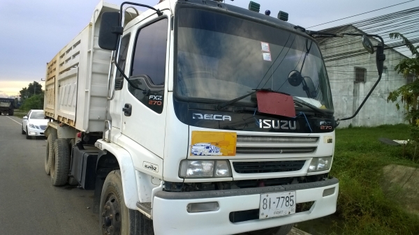 10ล้อดั้มISUZU FXZ23NZ2 4....270แรง แม็คโหลด ปี*50 รถห้างแท้เดิมๆ..มีระบบลาก