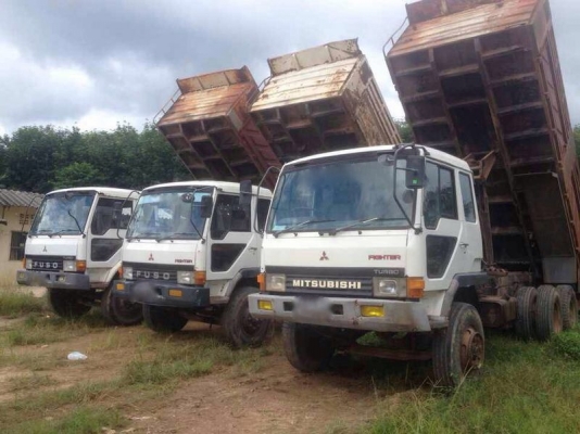 รถมิตซู 10 ล้อดั้ม  FN527M - TF  ( เปลื่ยนเครื่อง 6D17.  2 คัน. )  ,  ( มีขาย 3 คัน. )   สนใจติดต่อ  081 - 6079515