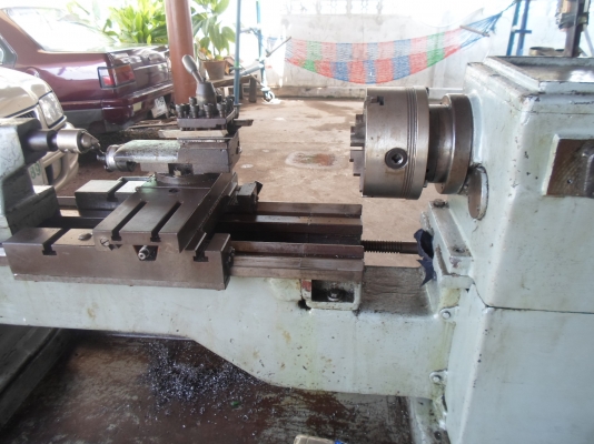 แท่นกลึง ต้าชิง 500 A  เกียร์บล็อก 3 เพลา พร้อมใช้งาน 65,000