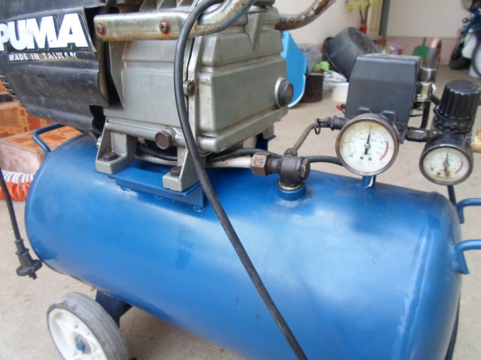 ปํ๊มลมโรตารี 3 แรง PUMA สภาพสวย เดิม ๆ  เต็มไว เครื่องนิ่ง ไม่รั่ว 4,500