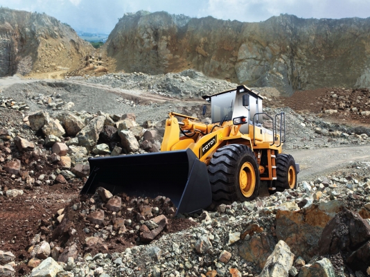 รถตักล้อยาง