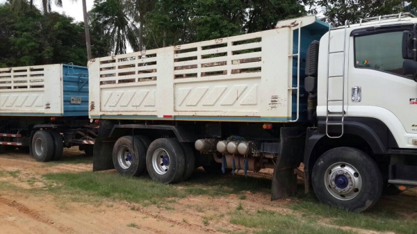 ขายIuzu deca 360 ดั้มแม่ลูกกะบะสามมิตรปี52ปลายปี