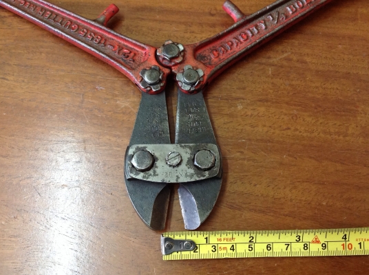 ขายกรรไกรตัดเหล็ก ตัดหัวน็อต Vintage ปี 1855 Made by H.K.Porter Mass.