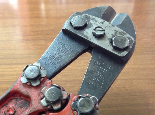 ขายกรรไกรตัดเหล็ก ตัดหัวน็อต Vintage ปี 1855 Made by H.K.Porter Mass.