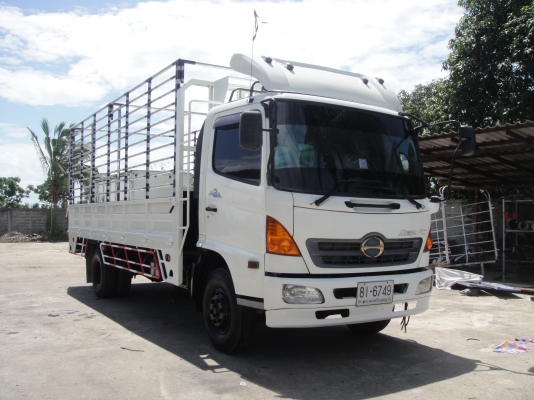HINO FC4J ปี50 เครื่องยนต์ 150 แรง  กะบะพร้อมคอกต่อใหม่ ยาว 5.50 เมตร ยางสภาพสวย พร้อมใช้งาน