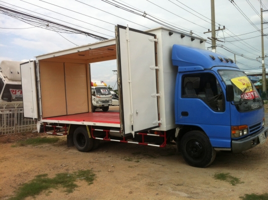 ขายรถบรรทุกอีซูซุ   รถห้างแท้   ตู้เปิดได้  10 บาน รอบคัน  อีซูซุ NPR 66PX5    เครื่อง 4HF1    120 แรง  ความยาวตู้  5 เมตร พร้อมใช้งาน 595,000 โทร 087-2058598