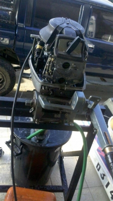 ขายด่วน yamaha 25แรงม้า 2จังหวะ 21500 บาท