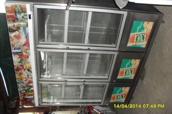 ขายตู้แช่สเตนเลส3ประตู