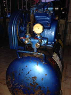 ปั๊มลม puma 1 แรง ถัง 92 ลิตร มอเตอร์มิตซู