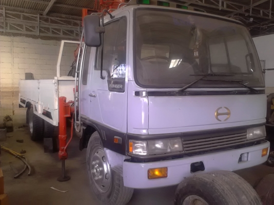 ขายครับ รถประกอบ HINO HO7D ติดเฮียบคีบเหล็ก ยาว 6,5 เมตร เอกสารพร้อมครับ