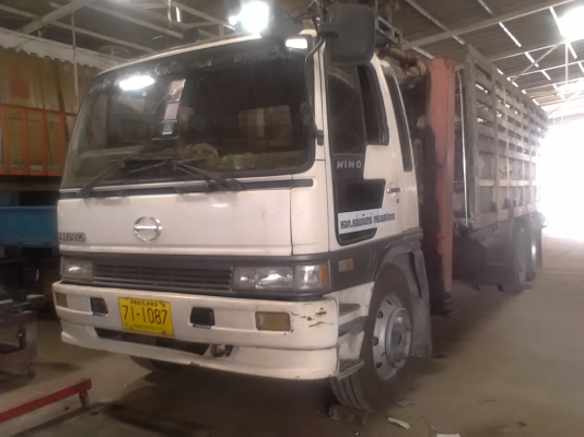 ขายครับ รถประกอบ HINO HO7D ติดเฮียบคีบเหล็ก ยาว 6,5 เมตร เอกสารพร้อมครับ