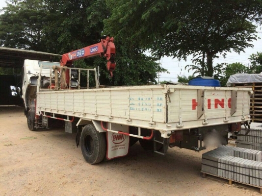 รถฮีโน่ 6 ล้อ FC9J  ( ไม่ดั้ม ) ติดเครน 3.5 ตัน. 175 แรงม้า. ปี 53  สนใจติดต่อ  081 - 6079515