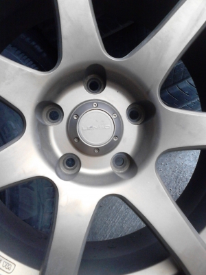 5 รูขนาด TOYOTA ขอบ 17 LENSO MIC 7.5JJX17 พร้อมยาง BRIDGESTONE 225/50R17 ชุด 4 ล้อ โทร.081-427-3941