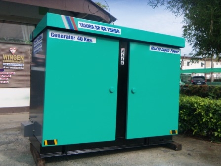 ขายเครื่องปั่นไฟนำเข้า 40 Kva.mad in JAPAN รับประกัน6เดือน