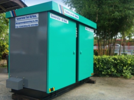 ขายเครื่องปั่นไฟนำเข้า 40 Kva.mad in JAPAN รับประกัน6เดือน