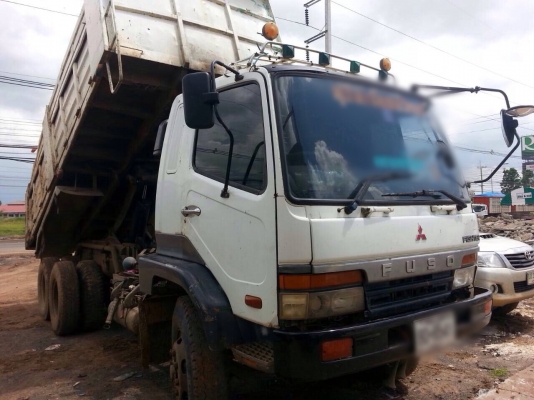 ขายรถบรรทุกสิบล้อดัมพ์ MITSUBISHI TURBO TF#1,3xx เครื่องดี แชสซีสวย แอร์พร้อม
