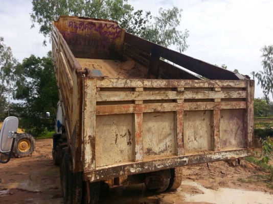 ขายรถบรรทุกสิบล้อดัมพ์ MITSUBISHI TURBO TF#2,3xx เครื่องดี แชสซีสวย ทะเบียนพร้อม