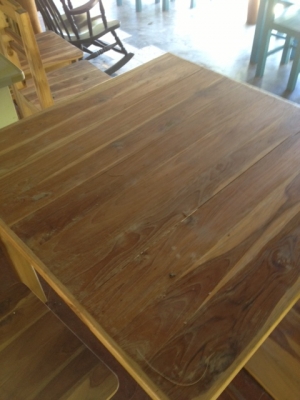 เตียงไม้สัก 6 ฟุต