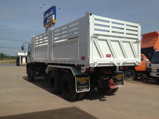 ขายครับ 10 ล้อ 2 เพลาดั้มพ์ ISUZU DECA เครื่อง 6HK1  260 แรงม้าระบบน้ำมัน  กระบะยาว 6.00 เมตร สูง 1.50 กว้าง 2.50 เมตร ทำใหม่ทั้งคัน พร้อมทะเบียน