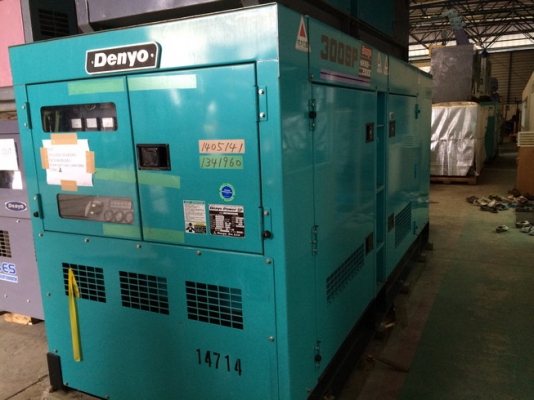 เครื่องปั่นไฟ DENYO DCA-300SPK3 ปี 2010 ใช้งาน 7 ร้อยกว่าชั่วโมง