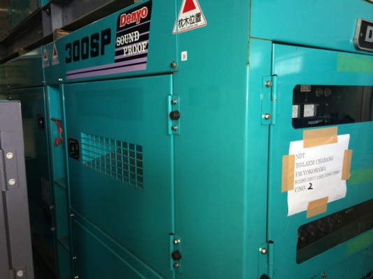 เครื่องปั่นไฟ DENYO DCA-300SPK3 ปี 2010 ใช้งาน 7 ร้อยกว่าชั่วโมง