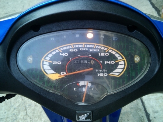 wave125r ปี47 ubox สีน้ำเงินดำ กท496 เครื่องดี