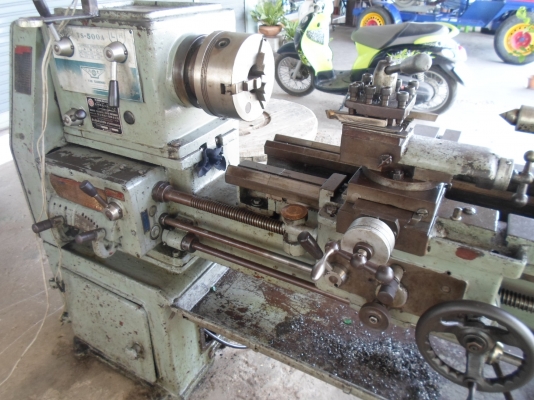 เครื่องกลึง ต้าชิง 500 A 3 เพลา เกียร์บล็อก รูเพลา 2 นิ้ว กลึงเกลียวได้ 65,000