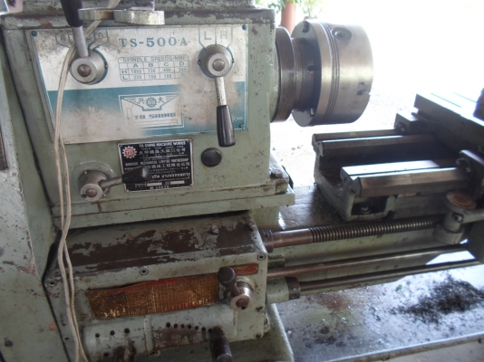 เครื่องกลึง ต้าชิง 500 A 3 เพลา เกียร์บล็อก รูเพลา 2 นิ้ว กลึงเกลียวได้ 65,000