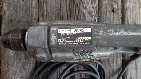 +++ขายสว่านมือ ยีห้อ HITACHI มือ2 +++กทม