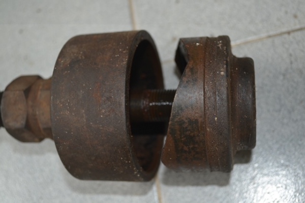 เครื่องมือเจาะรูเหล็กแผ่นบาง โต3" แบบขันเกลียวบีบตัด งานเยอรมัน