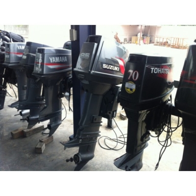 ขายเครื่องยนต์เรือ Suzuki DT85 2จังหวะ มือสองจากญี่ปุ่น