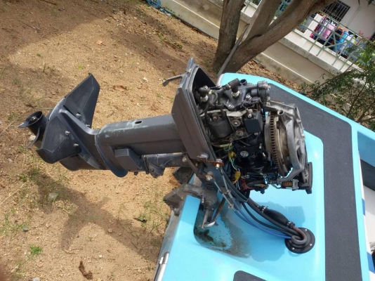 เครื่อง Yamaha 30แรงม้า 2จังหวะ หางสั้น สตาร์ทไฟฟ้า 38000 บาท