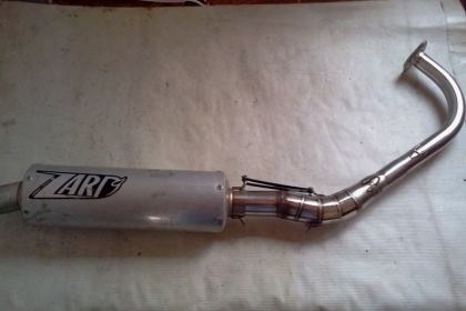 ลดราคาไปเลย!! ท่อเลสแต่งZard ปลายฮอนด้า งาน3ชิ้น