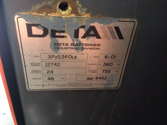 ขายรถฟอร์คลิฟท์  ไฟฟ้า นั่งขับ  TOYOTA - 6FBRE12 - 30650  ปี 2001  Triplex F/F M6 SS  ติดต่อ  คุณเบียร์  094-4895646