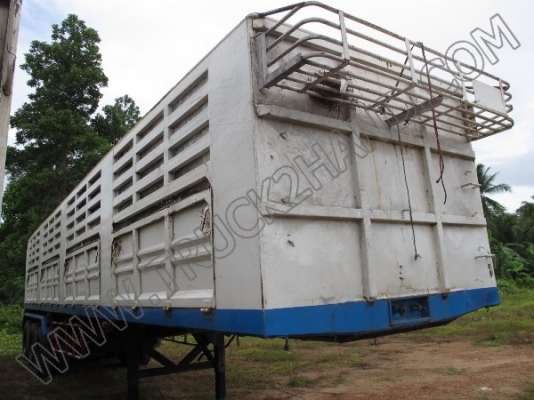 หางพ่วงเทเลอร์คอกสูง 3 เพลา ของ บ.นนทบุรี ปี46