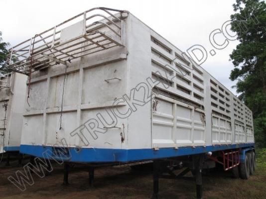 หางพ่วงเทเลอร์คอกสูง 3 เพลา ของ บ.นนทบุรี ปี46