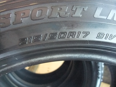 ยาง Dunlop 215/50/17 ปี 11