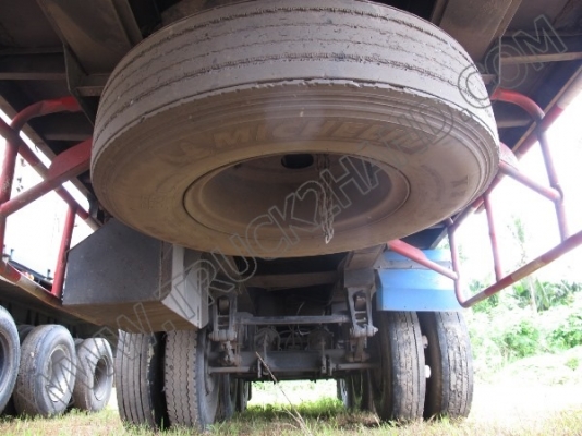 หางพ่วงเทเลอร์คอกสูง 3 เพลา บริษัทสามมิตร ปี46