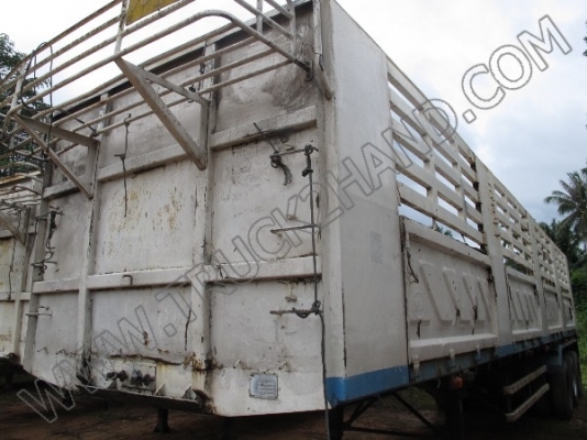 หางพ่วงเทเลอร์คอกสูง 3 เพลา บริษัทสามมิตร ปี46