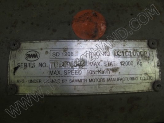 หางพ่วงเทเลอร์คอกสูง 3 เพลา บริษัทสามมิตร ปี46