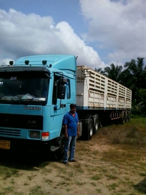 หางพ่วงเทเลอร์คอกสูง 3 เพลา บริษัทสามมิตร ปี46