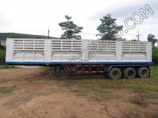 หางพ่วงเทเลอร์คอกสูง 3 เพลา บริษัทสามมิตร ปี46