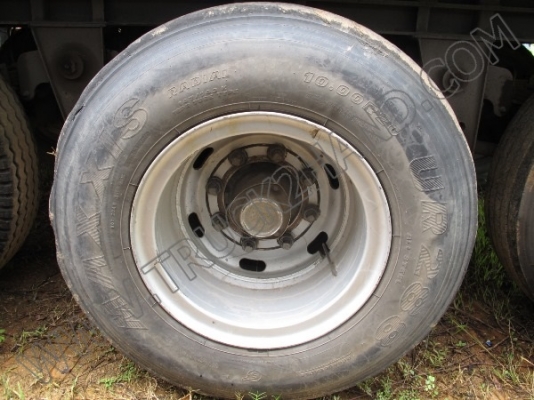 หางพ่วงเทเลอร์คอกสูง 3 เพลา บริษัทสามมิตร ปี46