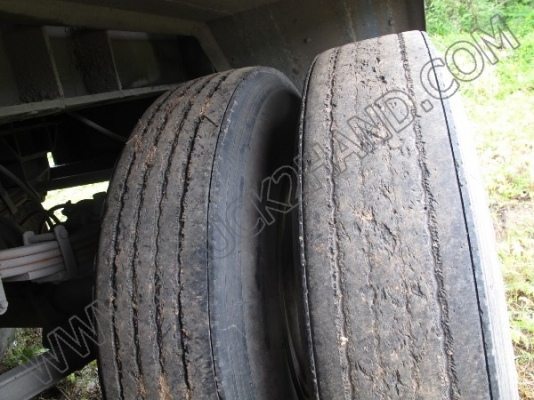 หางพ่วงเทเลอร์คอกสูง 3 เพลา บริษัทสามมิตร ปี46